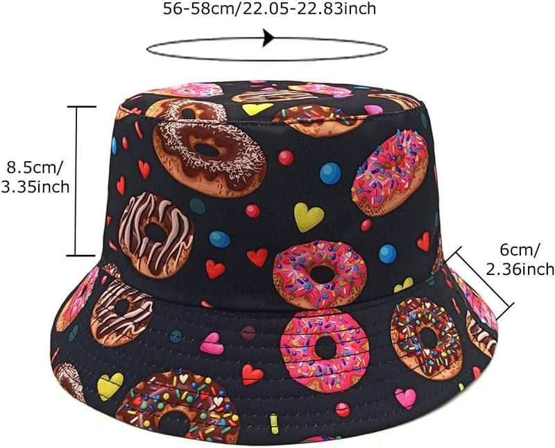 CNUSER Bucket Hat for Women Men,Travel Sun Beach Cap,Unisex Fishing Outdoor Boonie - Image 5